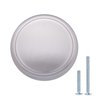 South Main Hardware 1-3/16 in. Satin Nickel Modern Round Flat Cabinet Knob (10PK) SH2712-SN-10